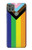 W3846 Pride Flag LGBT Hülle Schutzhülle Taschen und Leder Flip für Motorola Moto G9 Power