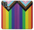 W3846 Pride Flag LGBT Hülle Schutzhülle Taschen und Leder Flip für Motorola Moto G9 Power