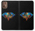 W3842 Abstract Colorful Diamond Hülle Schutzhülle Taschen und Leder Flip für Motorola Moto G9 Plus