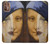 W3853 Mona Lisa Gustav Klimt Vermeer Hülle Schutzhülle Taschen und Leder Flip für Motorola Moto G9 Plus