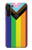 W3846 Pride Flag LGBT Hülle Schutzhülle Taschen und Leder Flip für Motorola Moto G8 Power