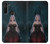 W3847 Lilith Devil Bride Gothic Girl Skull Grim Reaper Hülle Schutzhülle Taschen und Leder Flip für Motorola Moto G8 Power