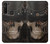 W3852 Steampunk Skull Hülle Schutzhülle Taschen und Leder Flip für Motorola Moto G8 Power