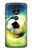 W3844 Glowing Football Soccer Ball Hülle Schutzhülle Taschen und Leder Flip für Motorola Moto G7 Power