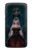 W3847 Lilith Devil Bride Gothic Girl Skull Grim Reaper Hülle Schutzhülle Taschen und Leder Flip für Motorola Moto G7 Power