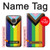 W3846 Pride Flag LGBT Hülle Schutzhülle Taschen und Leder Flip für Motorola Moto G7, Moto G7 Plus