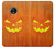 W3828 Pumpkin Halloween Hülle Schutzhülle Taschen und Leder Flip für Motorola Moto G5 Plus