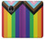 W3846 Pride Flag LGBT Hülle Schutzhülle Taschen und Leder Flip für Motorola Moto G5 Plus