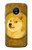 W3826 Dogecoin Shiba Hülle Schutzhülle Taschen und Leder Flip für Motorola Moto G5