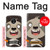 W3855 Sloth Face Cartoon Hülle Schutzhülle Taschen und Leder Flip für Motorola Moto G5