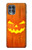 W3828 Pumpkin Halloween Hülle Schutzhülle Taschen und Leder Flip für Motorola Edge S