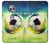 W3844 Glowing Football Soccer Ball Hülle Schutzhülle Taschen und Leder Flip für Motorola Moto X4