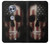 W3850 American Flag Skull Hülle Schutzhülle Taschen und Leder Flip für Motorola Moto X4