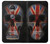 W3848 United Kingdom Flag Skull Hülle Schutzhülle Taschen und Leder Flip für Motorola Moto Z2 Play, Z2 Force