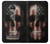 W3850 American Flag Skull Hülle Schutzhülle Taschen und Leder Flip für Motorola Moto Z2 Play, Z2 Force