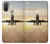 W3837 Airplane Take off Sunrise Hülle Schutzhülle Taschen und Leder Flip für Motorola Moto E20,E30,E40