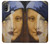 W3853 Mona Lisa Gustav Klimt Vermeer Hülle Schutzhülle Taschen und Leder Flip für Motorola Moto E20,E30,E40