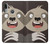W3855 Sloth Face Cartoon Hülle Schutzhülle Taschen und Leder Flip für Motorola Moto E6 Plus, Moto E6s