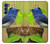 W3839 Bluebird of Happiness Blue Bird Hülle Schutzhülle Taschen und Leder Flip für Motorola Edge S30