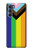 W3846 Pride Flag LGBT Hülle Schutzhülle Taschen und Leder Flip für Motorola Edge S30