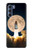 W3859 Bitcoin to the Moon Hülle Schutzhülle Taschen und Leder Flip für Motorola Edge S30