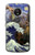 W3851 World of Art Van Gogh Hokusai Da Vinci Hülle Schutzhülle Taschen und Leder Flip für Motorola Moto G6 Play, Moto G6 Forge, Moto E5