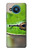 W3845 Green frog Hülle Schutzhülle Taschen und Leder Flip für Nokia 8.3 5G