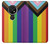 W3846 Pride Flag LGBT Hülle Schutzhülle Taschen und Leder Flip für Nokia 7.2