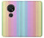 W3849 Colorful Vertical Colors Hülle Schutzhülle Taschen und Leder Flip für Nokia 7.2