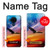 W3841 Bald Eagle Flying Colorful Sky Hülle Schutzhülle Taschen und Leder Flip für Nokia 5.4