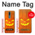 W3828 Pumpkin Halloween Hülle Schutzhülle Taschen und Leder Flip für Nokia 2.4