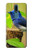 W3839 Bluebird of Happiness Blue Bird Hülle Schutzhülle Taschen und Leder Flip für Nokia 2.4