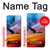 W3841 Bald Eagle Flying Colorful Sky Hülle Schutzhülle Taschen und Leder Flip für Nokia 2.4