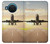 W3837 Airplane Take off Sunrise Hülle Schutzhülle Taschen und Leder Flip für Nokia X20