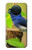 W3839 Bluebird of Happiness Blue Bird Hülle Schutzhülle Taschen und Leder Flip für Nokia X10