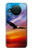 W3841 Bald Eagle Flying Colorful Sky Hülle Schutzhülle Taschen und Leder Flip für Nokia X10