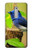 W3839 Bluebird of Happiness Blue Bird Hülle Schutzhülle Taschen und Leder Flip für Nokia 5