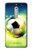 W3844 Glowing Football Soccer Ball Hülle Schutzhülle Taschen und Leder Flip für Nokia 5