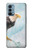 W3843 Bald Eagle On Ice Hülle Schutzhülle Taschen und Leder Flip für OnePlus Nord N200 5G