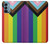 W3846 Pride Flag LGBT Hülle Schutzhülle Taschen und Leder Flip für OnePlus Nord N200 5G