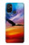 W3841 Bald Eagle Flying Colorful Sky Hülle Schutzhülle Taschen und Leder Flip für OnePlus Nord N100