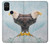 W3843 Bald Eagle On Ice Hülle Schutzhülle Taschen und Leder Flip für OnePlus Nord N100