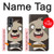 W3855 Sloth Face Cartoon Hülle Schutzhülle Taschen und Leder Flip für OnePlus Nord 2 5G