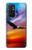 W3841 Bald Eagle Flying Colorful Sky Hülle Schutzhülle Taschen und Leder Flip für OnePlus 9RT 5G