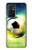 W3844 Glowing Football Soccer Ball Hülle Schutzhülle Taschen und Leder Flip für OnePlus 9RT 5G