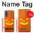W3828 Pumpkin Halloween Hülle Schutzhülle Taschen und Leder Flip für OnePlus 9