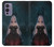 W3847 Lilith Devil Bride Gothic Girl Skull Grim Reaper Hülle Schutzhülle Taschen und Leder Flip für OnePlus 9