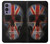 W3848 United Kingdom Flag Skull Hülle Schutzhülle Taschen und Leder Flip für OnePlus 9