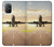 W3837 Airplane Take off Sunrise Hülle Schutzhülle Taschen und Leder Flip für OnePlus 8T