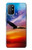 W3841 Bald Eagle Flying Colorful Sky Hülle Schutzhülle Taschen und Leder Flip für OnePlus 8T
